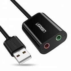 USB Audio Adapter External...