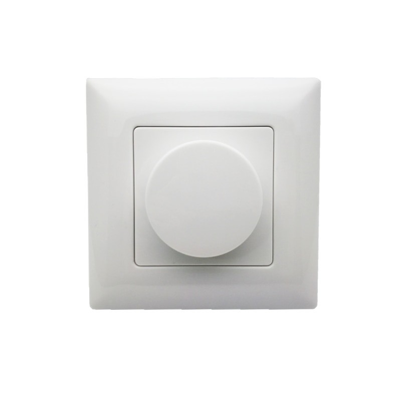 New led Dimmer 220V KS LED Wall Mount Manual Knob Panel Triac Dimmer  110V-240V dimming for led Lamp Panel Dimmable Knob Swit