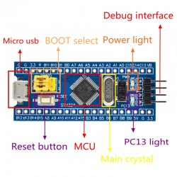 STM32F103C8T6 ARM STM32 Minimum System Development Board Module Forarduino