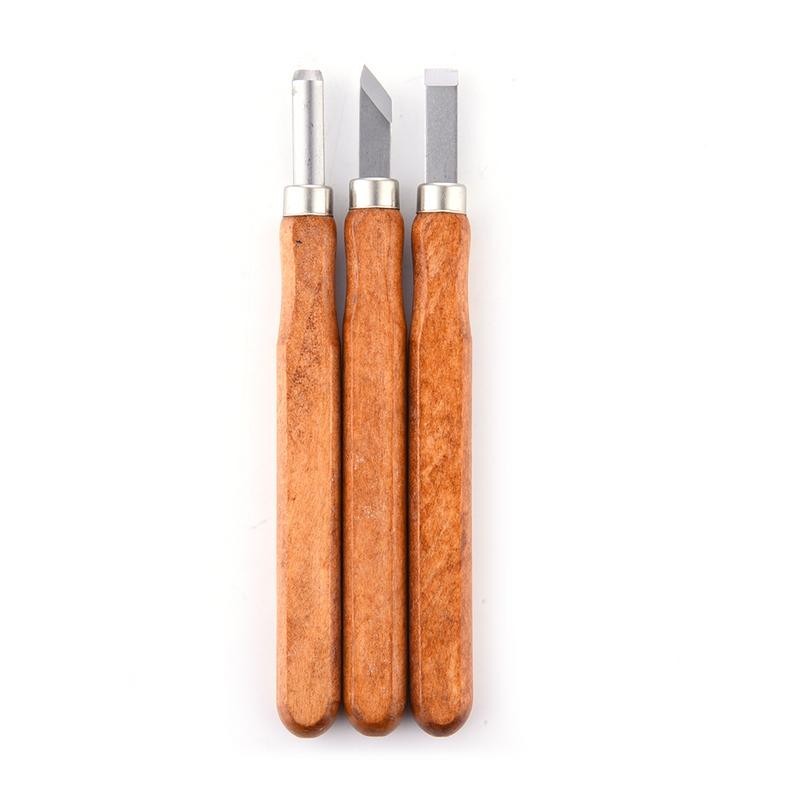 Graver Set Rosewood Carving Tool Set Graver Set For Basic Woodcut Working DIY Hand ...