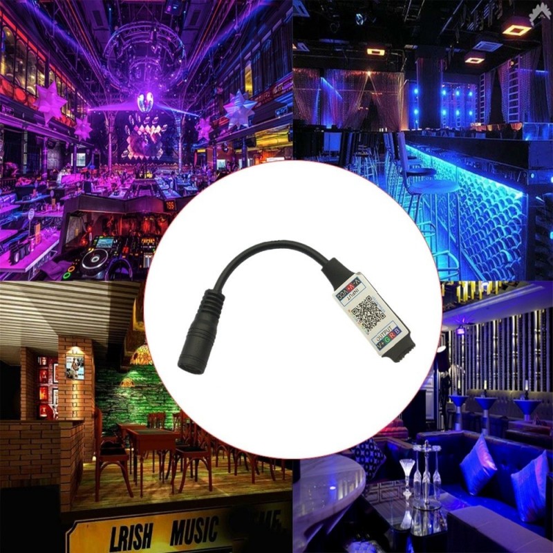 LED Bluetooth RGB Controler LED Lights Controller Smart phone APP Bluetooth Led Controller DC5 ...