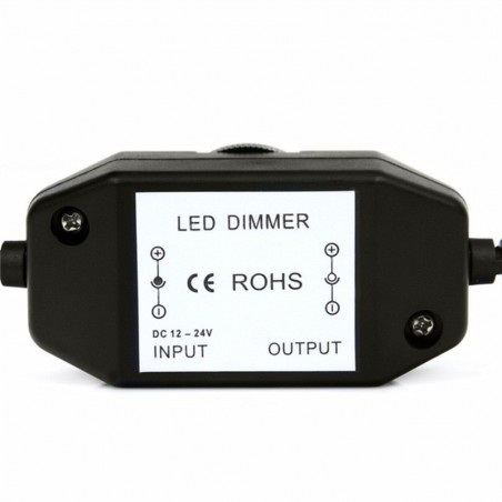 5-pack) Low-profile Inline Controller Dimmer Switch For LED Strip Light, Black E - Foto 2