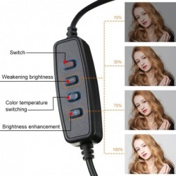 26CM LED Selfie Ring Light Multi-Function Dimmable Ring Light For Cell Phone Camera Live Stream