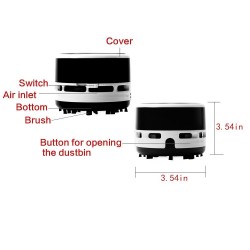 Mini Table Dust Vacuum Cleaner Table Cleaning Assistance