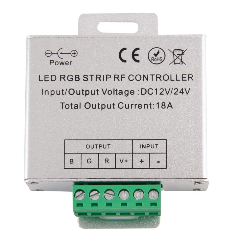 RF Touch Panel Wireless Remote Controller For RGB Led Strip Light DC ...