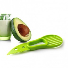 Mini Portbable Avocado Slicer Cutter Peeler Splits Fruits Pits Scoop Multifunctional Kitchen Tools