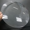Plastic acrylic diameter 180mm optical double convex lens for magnifying glass magnifier lens