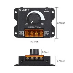 Led Dimmer Controller for LED Strip Light DC12-24V