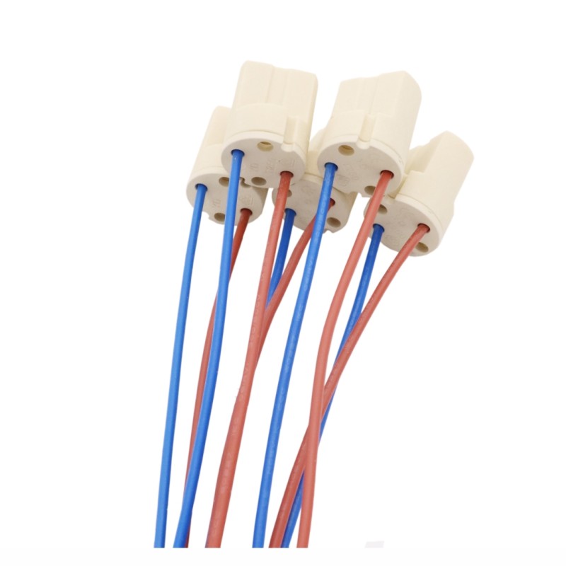Base Ceramic Connector Socket G9 Type Lamp Holder for LED Halogen Bulb ...