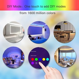 24 Keys Tuya WiFi Controller LED Strip Light Bluetooth APP IR Remote Controller Music Control for DC5-24V RGB RGBW Tape Lights