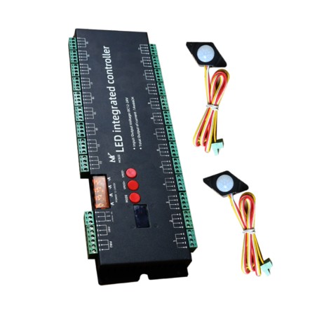 Led Step RGB Strip Controller PIR Motion Sensor Stair Light 22 Channel ...