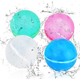 4pcs Silicone Water Balls,...