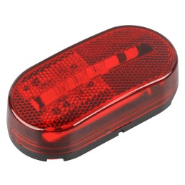 Red 4 Inch Oblong Led...