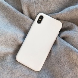 Solid White Matte Phone...