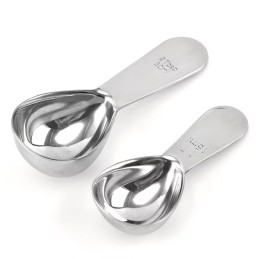 Measuring Scoop Spoon Stainless Steel Coffee Scoop Long Handled Metal Measure Spoon Coffee Tea