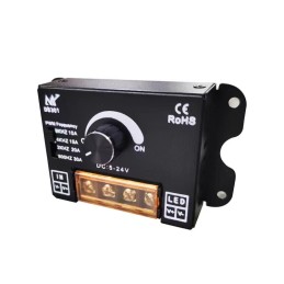 LED Knob Dimmer 5V 12V 24V 10A/30A PWM Frequency Adjustable LED Dimming Controller Switch ON OFF for Single Color LED Strip