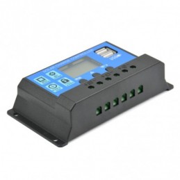 Solar Charge Controller 12V 24V 20A Automatic Solar Panel Controller Universal USB 5V Charging LCD Display