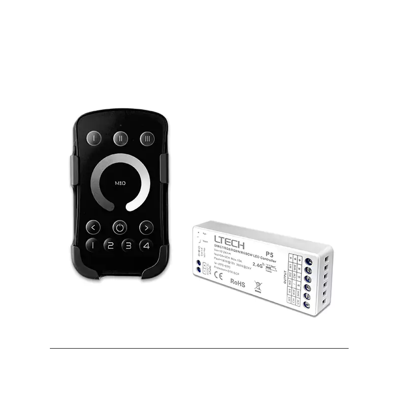 M1 MINI Single Color 4 Zone LED Dimming Remote & Receiver