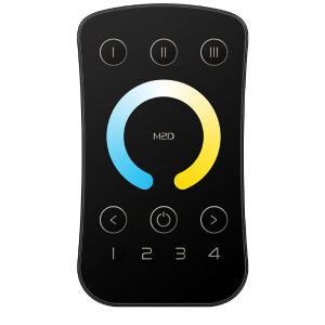 M2 MINI Tunable White 4 Zone LED Dimmer CCT LED Remote & Receiver