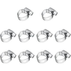 Hose Clips 6-12mm, Leryati Small HoseClamps3
