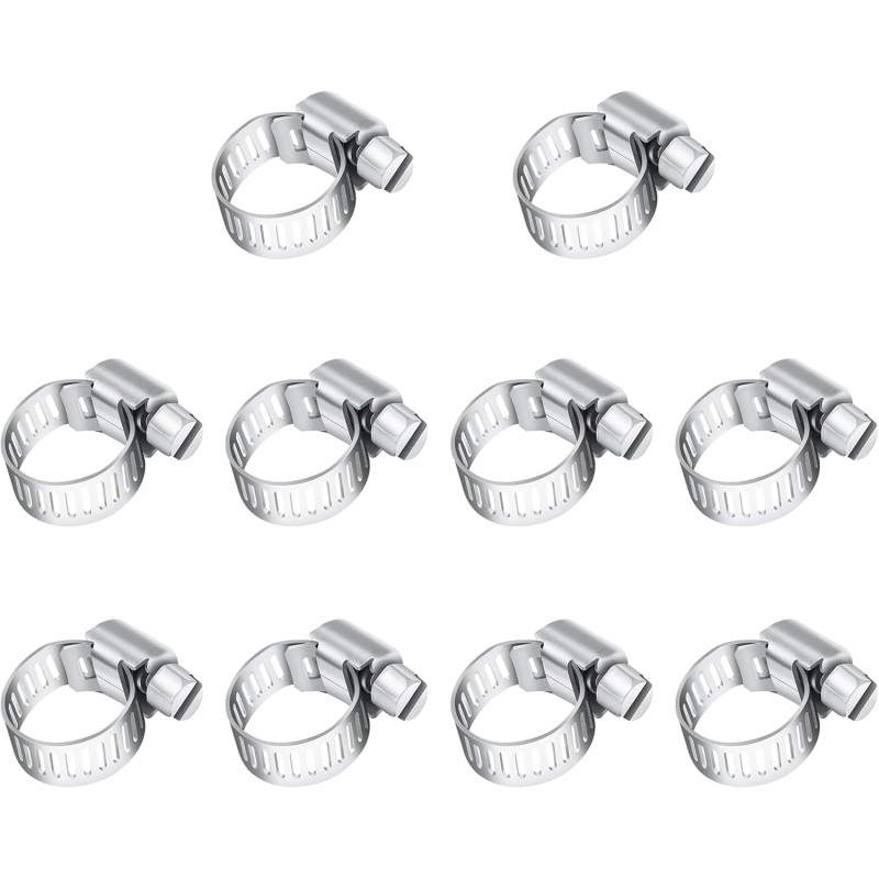 Hose Clips 6-12mm, Leryati Small HoseClamps3