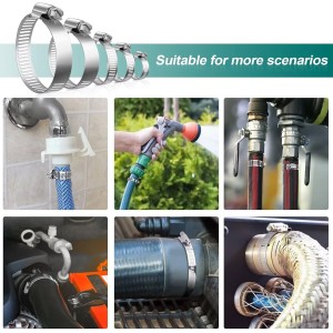 Hose Clips 6-12mm, Leryati Small HoseClamps3