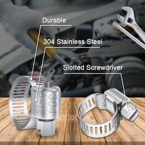 Hose Clips 6-12mm, Leryati Small HoseClamps3