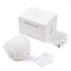 Cute Dog Night Light for Kids,Soft Silicone Puppy Toddler Night Light