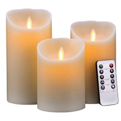 Flameless Candles Pack of 3...