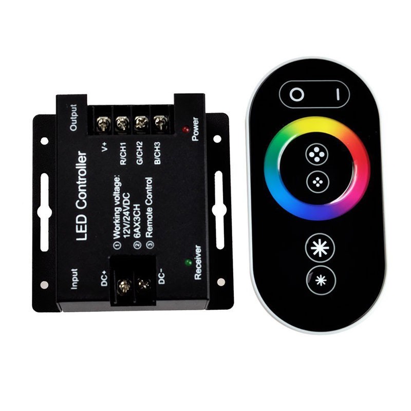 LED Color-Change Touch Light With Remote Control