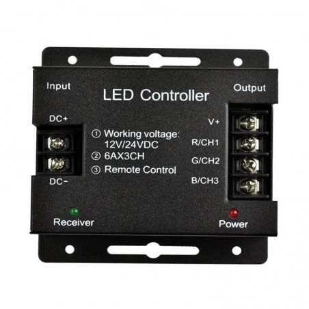 RGB LED Controller - Wireless RF Touch Color Remote with Dynamic Color ...