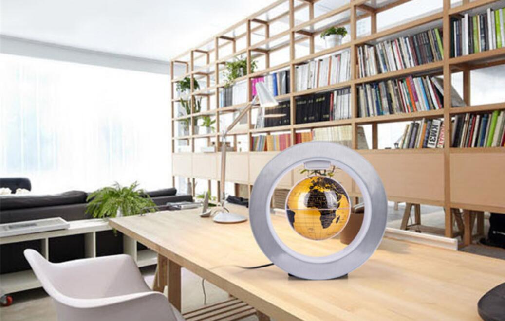 Magnetic Floating Globe Office Desk Decoration Circular